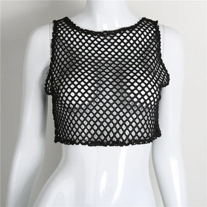 Fish Net Tank Top